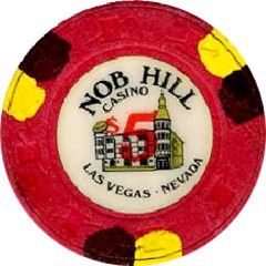 Nob Hill Casino Las Vegas Nevada $5 Chip 1979