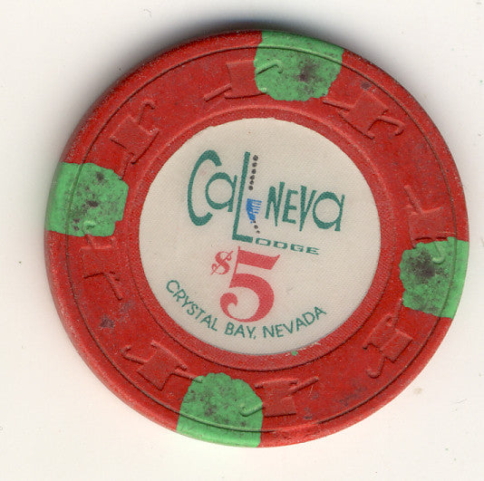 Cal-Neva Lodge Crystal Bay, Nevada $5 Chip - Spinettis Gaming - 1