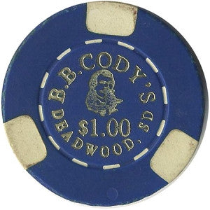 B.B. Cody's Casino $1(Blue) Chip - Spinettis Gaming - 2