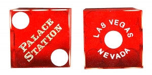Palace Station Used Casino Dice, Pair - Spinettis Gaming - 2