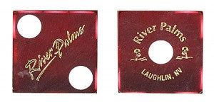River Palms Used Casino Dice, Pair - Spinettis Gaming - 1