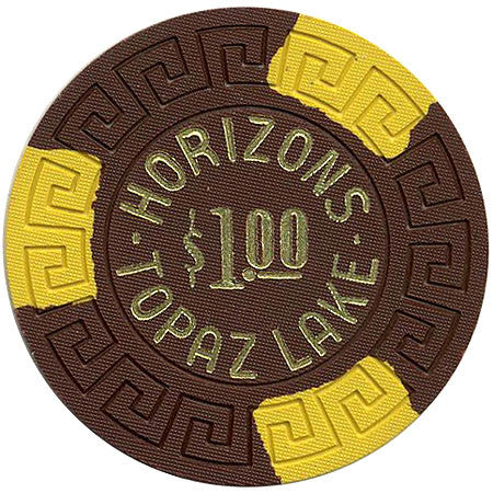 Horizon $1(brown) chip - Spinettis Gaming - 1