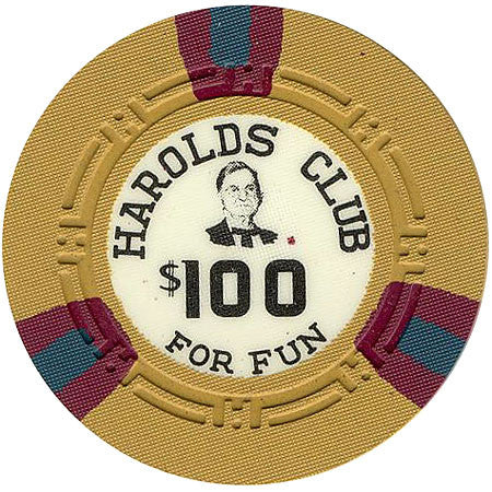 Harold's Club $100 chip - Spinettis Gaming - 1