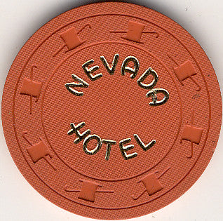 Hotel Nevada 10 (orange) chip - Spinettis Gaming - 1