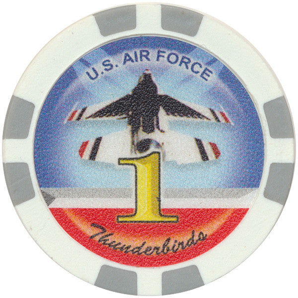 Thunderbirds U.S. Air Force Poker Chips - Spinettis Gaming - 2