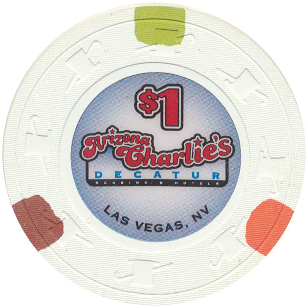 Arizona Charlie's (Decatur) Las Vegas, NV (Small Inlay) $1 Casino Chip - Spinettis Gaming - 2
