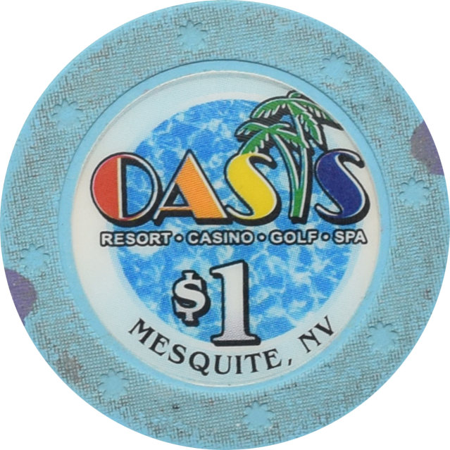 Oasis Resort Casino Mesquite Nevada $1 Chip 2006