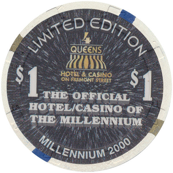 Four Queens (Millennium 2000), Las Vegas NV $1 Casino Chip - Spinettis Gaming - 4