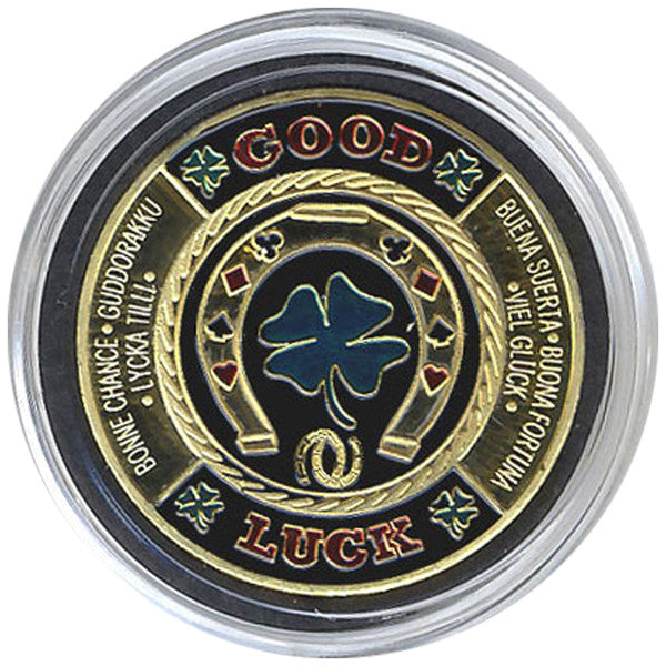 Card Guard Horseshoe & Clover Leaf (Good Luck) Card Guard - Spinettis Gaming - 4