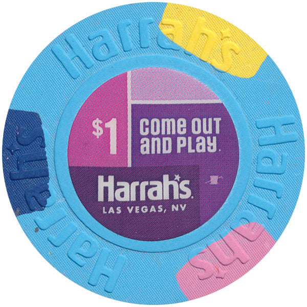 Harrah's Las Vegas NV (#2) $1 Casino Chip - Spinettis Gaming - 1