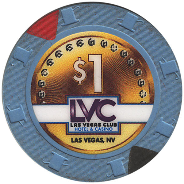 Las Vegas Club, Las Vegas NV (large inlay Paulson) $1 Casino Chip - Spinettis Gaming - 2
