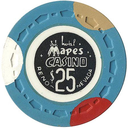 Mapes Casino Reno $25 chip - Spinettis Gaming