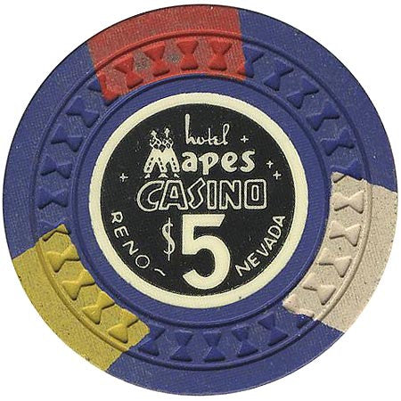Mapes Casino $5 (blue) chip - Spinettis Gaming - 2