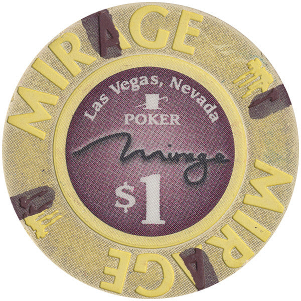 Mirage Casino, Las Vegas NV (Poker Room) $1 Casino Chip - Spinettis Gaming