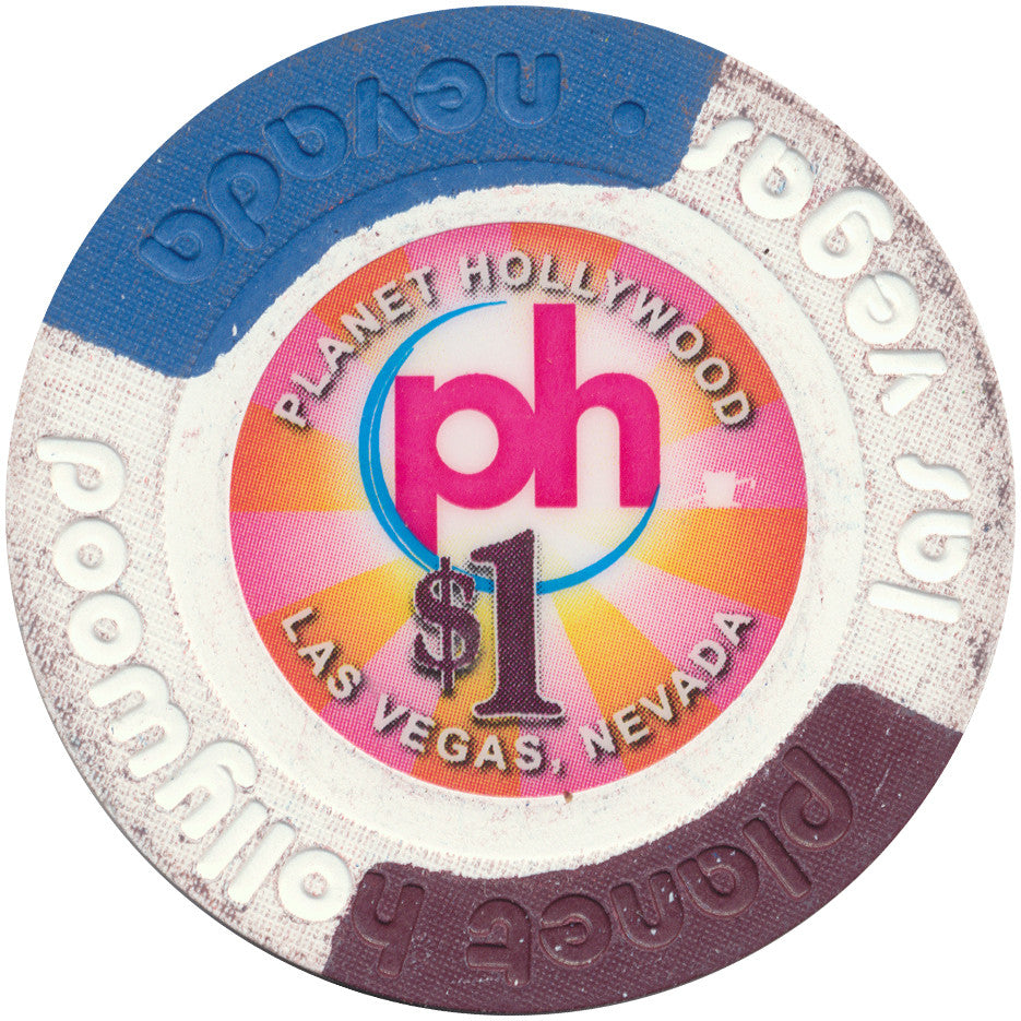 Planet Hollywood, Las Vegas NV (Small Inlay) $1 Casino Chip - Spinettis Gaming - 2