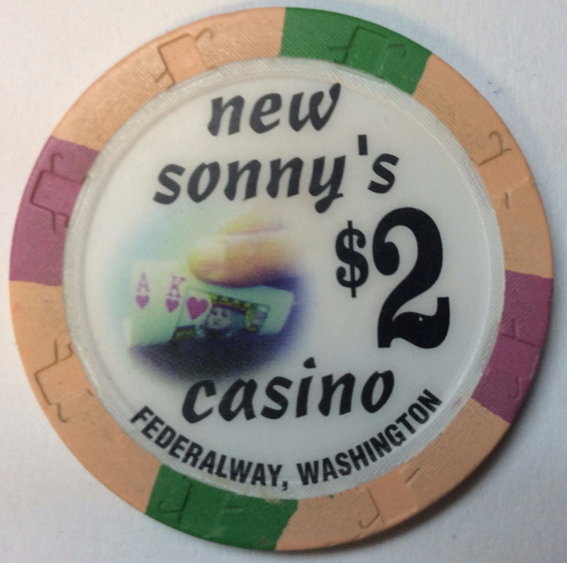 New Sonny's Casino $2 Chip Washington - Spinettis Gaming