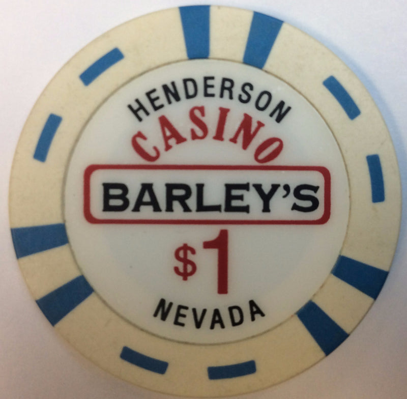Barley's Casino Henderson $1 Chip - Spinettis Gaming