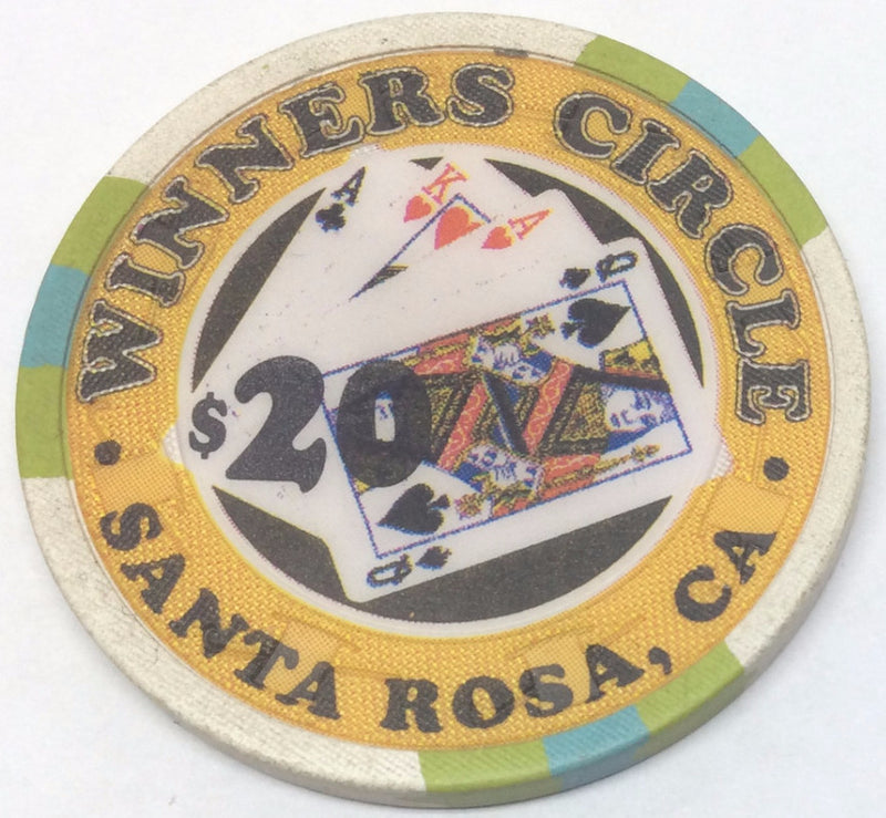 Winners Circle Santa Rosa $20 Chip - Spinettis Gaming