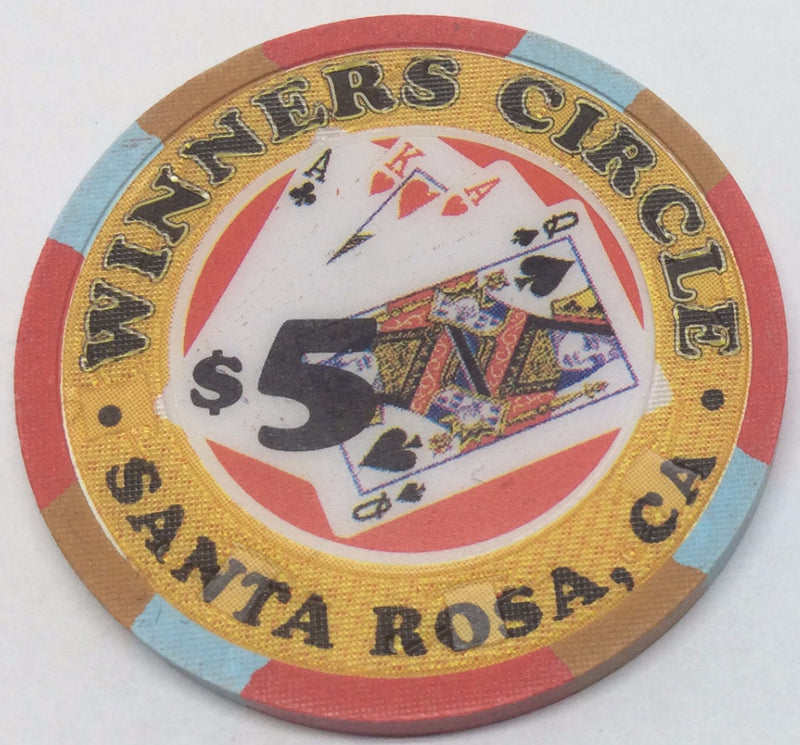 Winners Circle Santa Rosa $5 Chip - Spinettis Gaming
