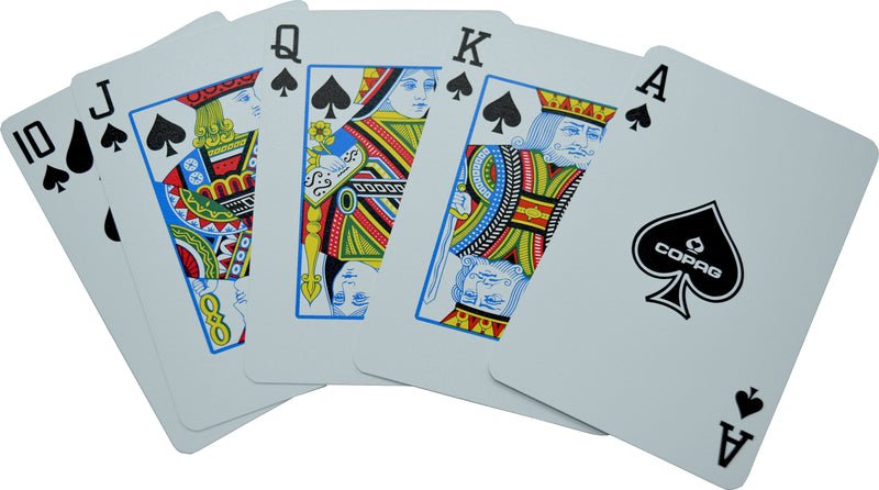 2017 Set of 2 Authentic Decks Dealt at WSOP Used Copag Plastic Playing Cards Bridge Standard Index