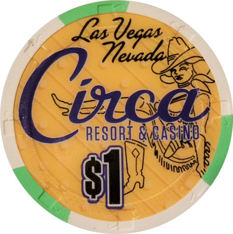 Circa Casino Las Vegas Nevada $1 Chip 2020
