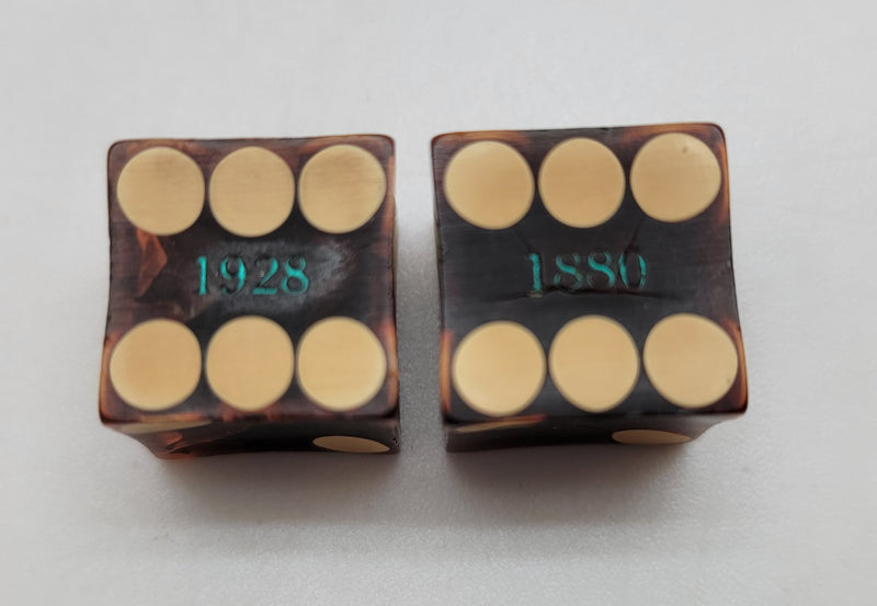 Ponderosa Casino Reno Nevada Dice Pair Vintage