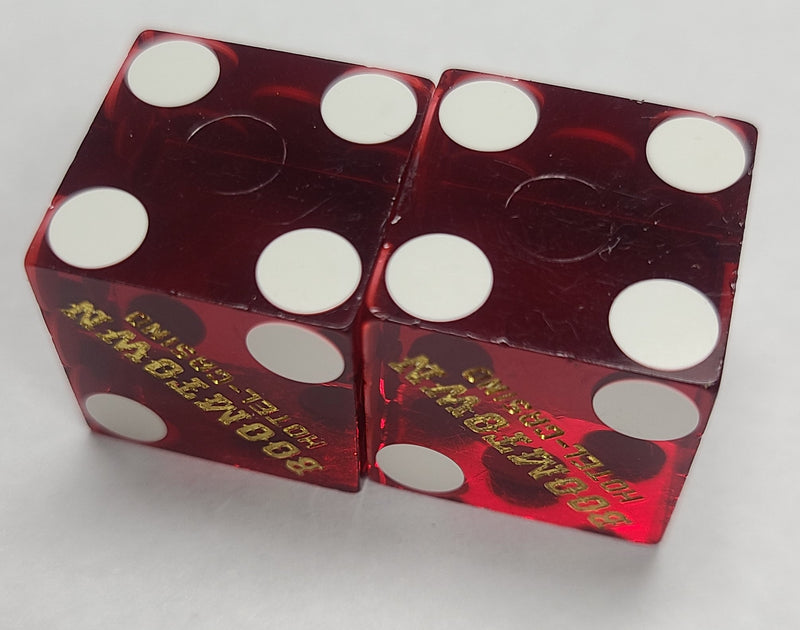 Boomtown Casino Reno Nevada Red Dice Pair