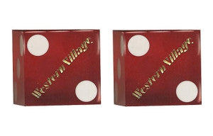 Western Village Used Casino Dice, Pair - Spinettis Gaming - 2