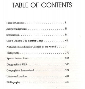 The Gaming Table Chip Check and Token Collectors Guide Book Revised 1st Edition - Spinettis Gaming - 2