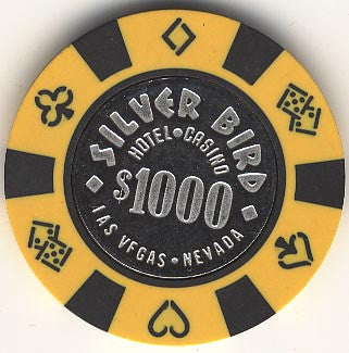 Silver Bird Casino Las Vegas $1000 chip 1990s - Spinettis Gaming