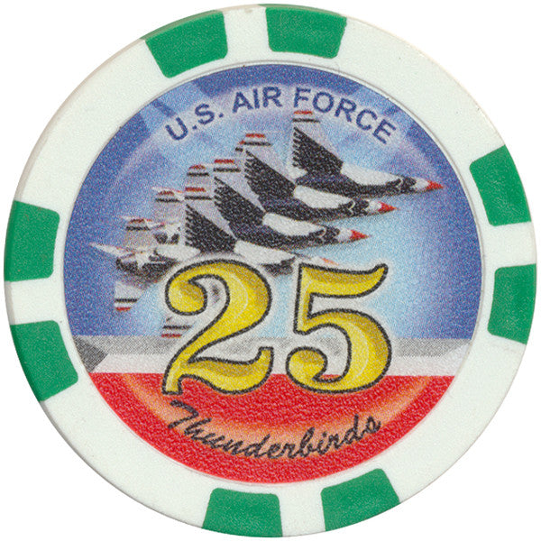 Thunderbirds U.S. Air Force Poker Chips - Spinettis Gaming - 6
