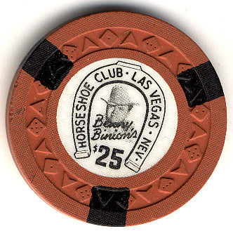 HorseShoe Club $25 (orange) chip - Spinettis Gaming - 1