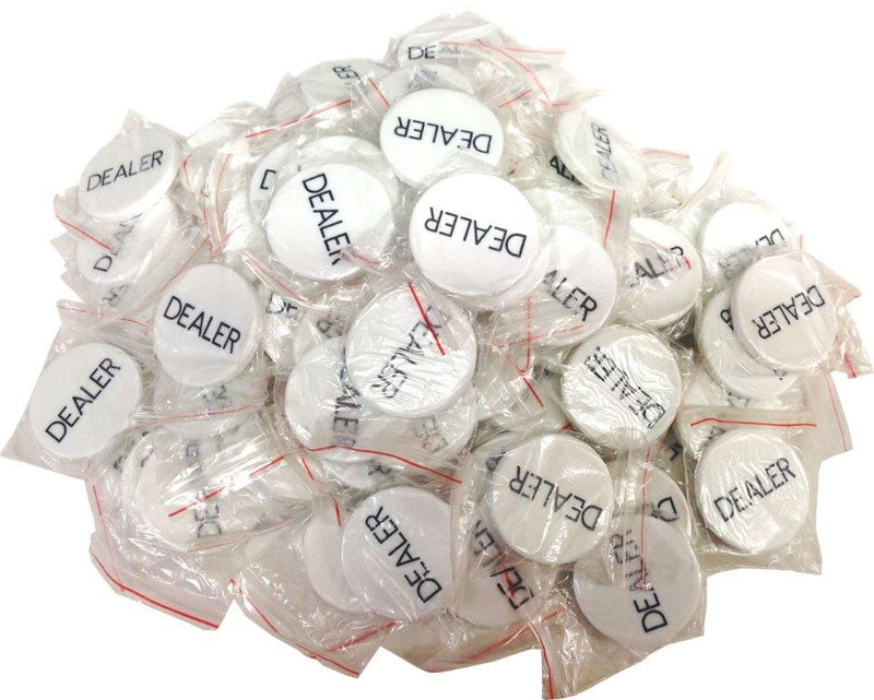 288 Closeout Dealer Buttons (some have minor imperfections) - Spinettis Gaming - 1