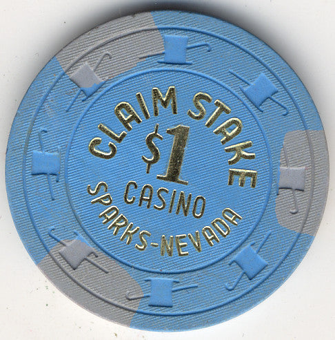 Claim Stake $1(blue 1979) Chip - Spinettis Gaming