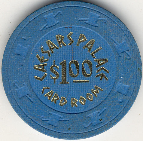 Caesars Palace $1 ( blue 1970s) Chip - Spinettis Gaming - 2
