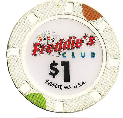 Freddie's Club Casino $1 Chip - Spinettis Gaming