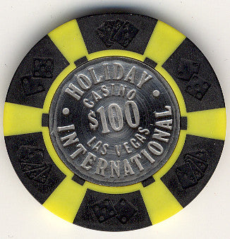 Holiday Casino $100 (black) chip - Spinettis Gaming - 2