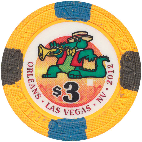 Orleans Casino Las Vegas, NV $3 Orange Chip - Spinettis Gaming - 1