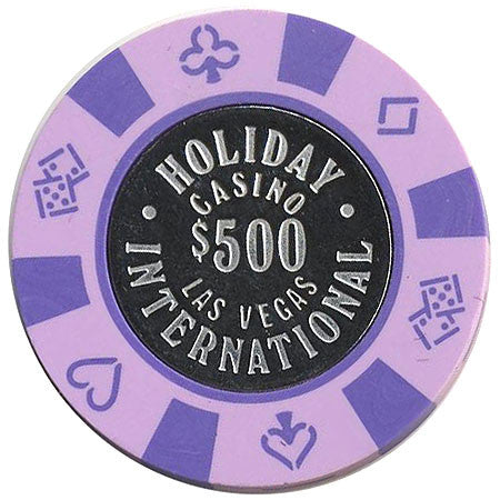 Holiday International $500 (purple) chip - Spinettis Gaming - 1