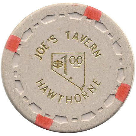 Joe's Tavern $1 (beige) chip - Spinettis Gaming - 2
