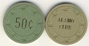 Alamo Club 50cent (1952) Chip - Spinettis Gaming