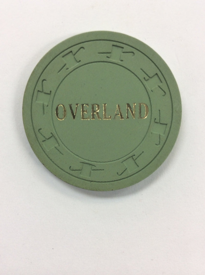 Overland Hotel (green) chip - Spinettis Gaming