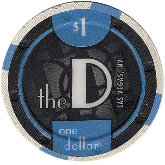 The D Casino Las Vegas Nevada $1 Chip 2012