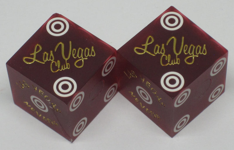 Las Vegas Club Casino Used Dice Matching Number Las Vegas Nevada - Spinettis Gaming - 1
