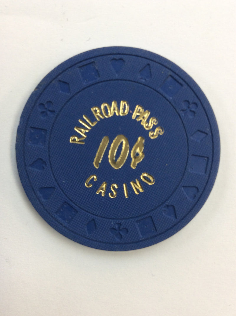 Railroad Pass Casino 10cent chip - Spinettis Gaming