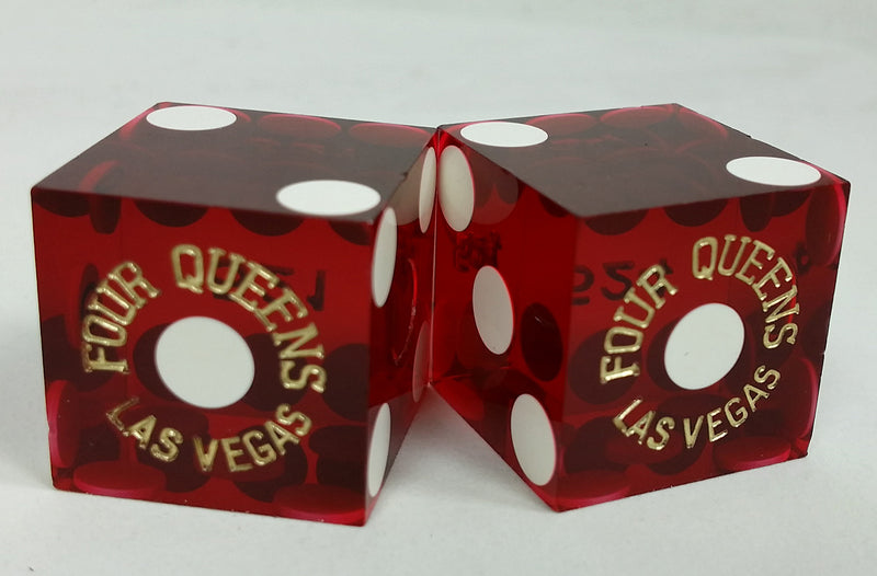 Four Queens Casino Las Vegas Used Pair of Dice - Spinettis Gaming