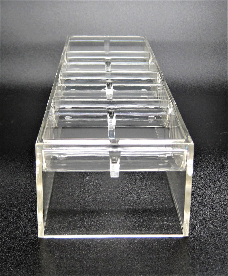 Clear Acrylic Chip Tray For 80 50mm Chips