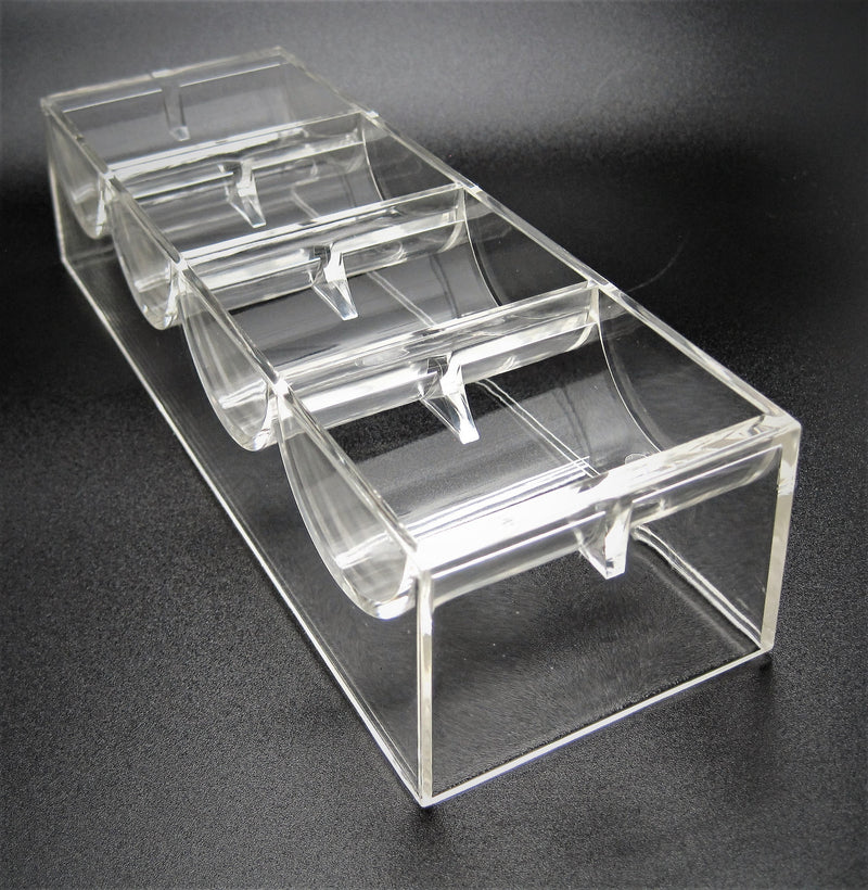 Clear Acrylic Chip Tray For 80 50mm Chips