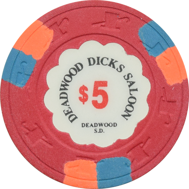 Deadwood Dick's Casino Deadwood South Dakota $5 Chip