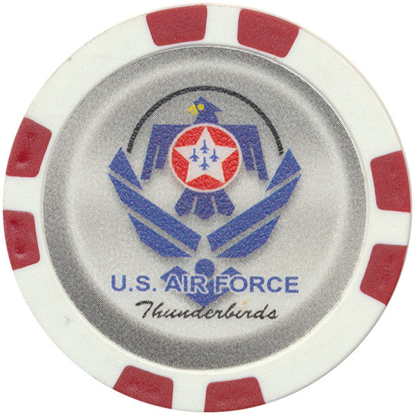 Thunderbirds U.S. Air Force Poker Chips - Spinettis Gaming - 5
